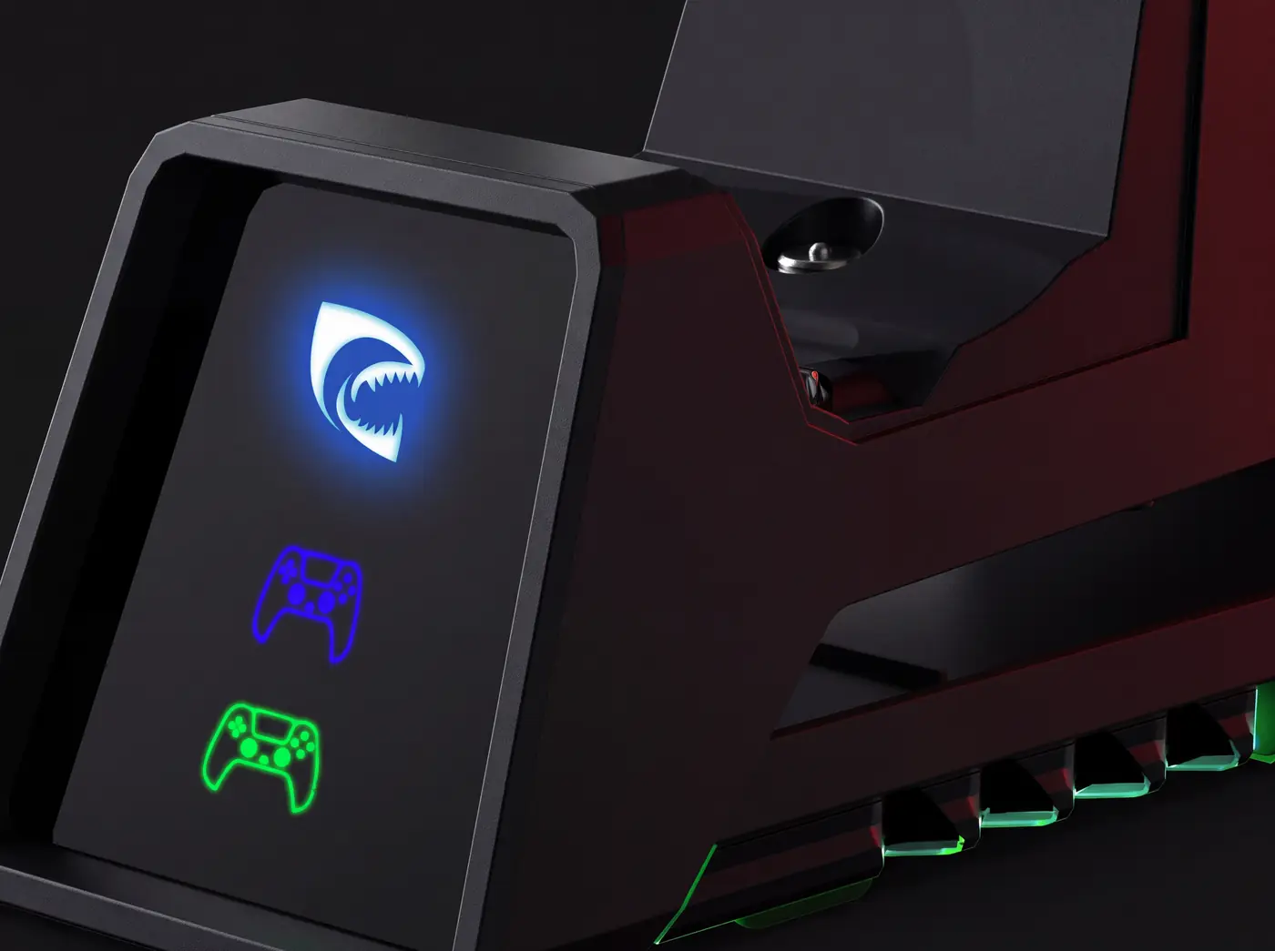 Forsiden af GhostGear-opladeren til Xbox-controllere fra Piranha